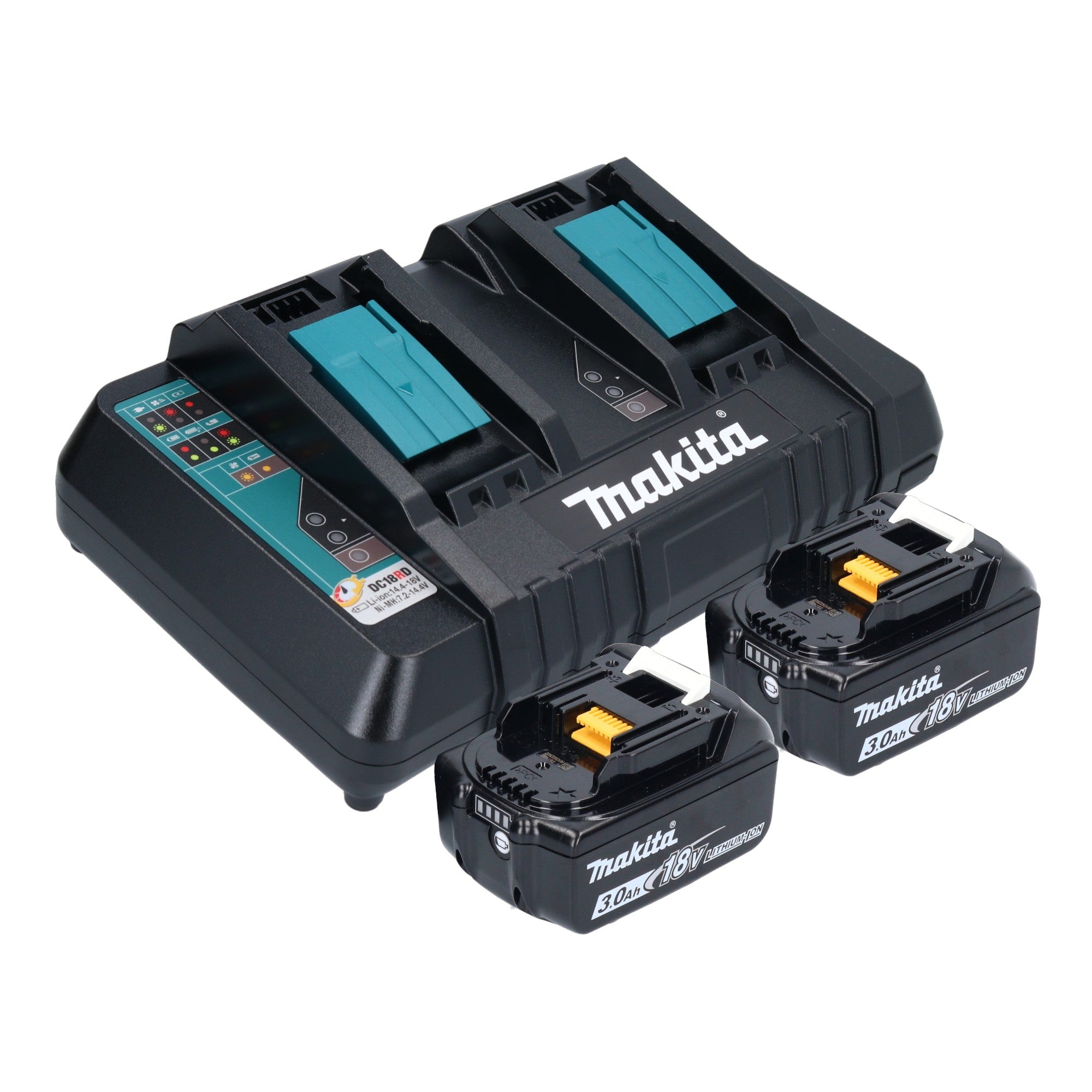 Makita DHW 080 PF2K Akku Hochdruckreiniger 36 V 2x 18 V 80 bar 380 l h Brushless 2x Akku 3 0 Ah Doppelladegeraet 4 - toolbrothers