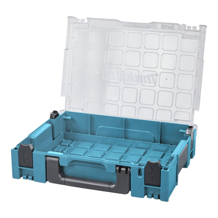Makita MAKPAC 1 Organizer Kleinteilekoffer 395 x 295 x 110 mm 191X84 4 ohne Boxeinsaetze 1 - toolbrothers