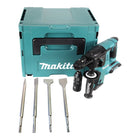 Makita DHR 264 ZJ Akku Bohrhammer 36 V 2x 18 V 3 0 J SDS Plus 4 tlg Meissel Set Makpac ohne Akku ohne Ladegeraet 0 - toolbrothers