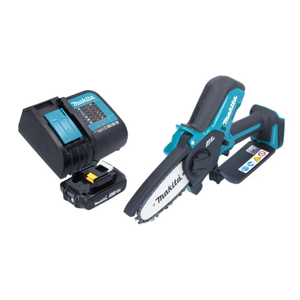 Makita DUC 101 SA01 Akku Astsaege 18 V 10 cm Brushless 1x Akku 2 0 Ah Ladegeraet 0 - toolbrothers