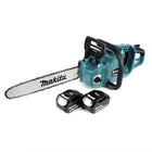 Makita DUC 405 M2 Akku Kettensäge 36V ( 2x18V ) Brushless 40 cm + 2x 4,0 Ah Akku - ohne Ladegerät - Toolbrothers