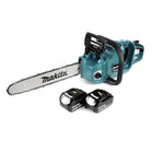 Makita DUC 405 T2 Akku Kettensäge 36V ( 2x18V ) Brushless 40 cm + 2x 5,0 Ah Akku - ohne Ladegerät - Toolbrothers