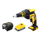DeWalt DCF 620 E1 Akku Trockenbauschrauber 18 V 30 Nm Brushless 1x Powerstack Akku 1 7 Ah Ladegeraet 0 - toolbrothers