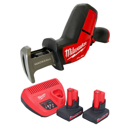 Milwaukee M12 CHZ 502 Akku Saebelsaege 12 V Brushless 2 Akku 5 0 Ah Ladegeraet 0 - toolbrothers
