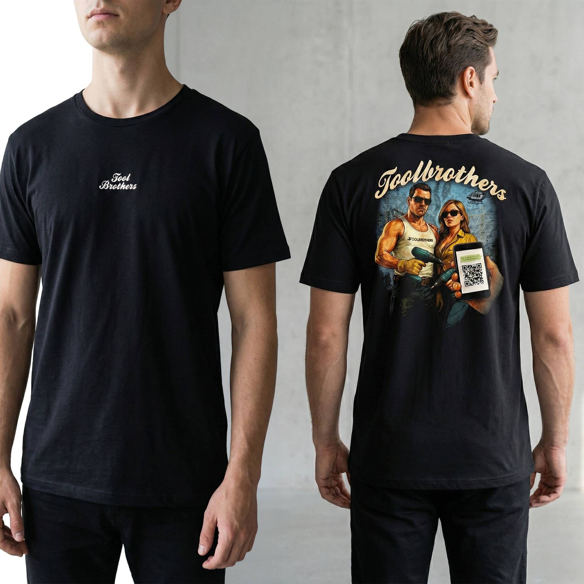 Toolbrothers Fan Shirt Simple Black Groesse M 3 - toolbrothers