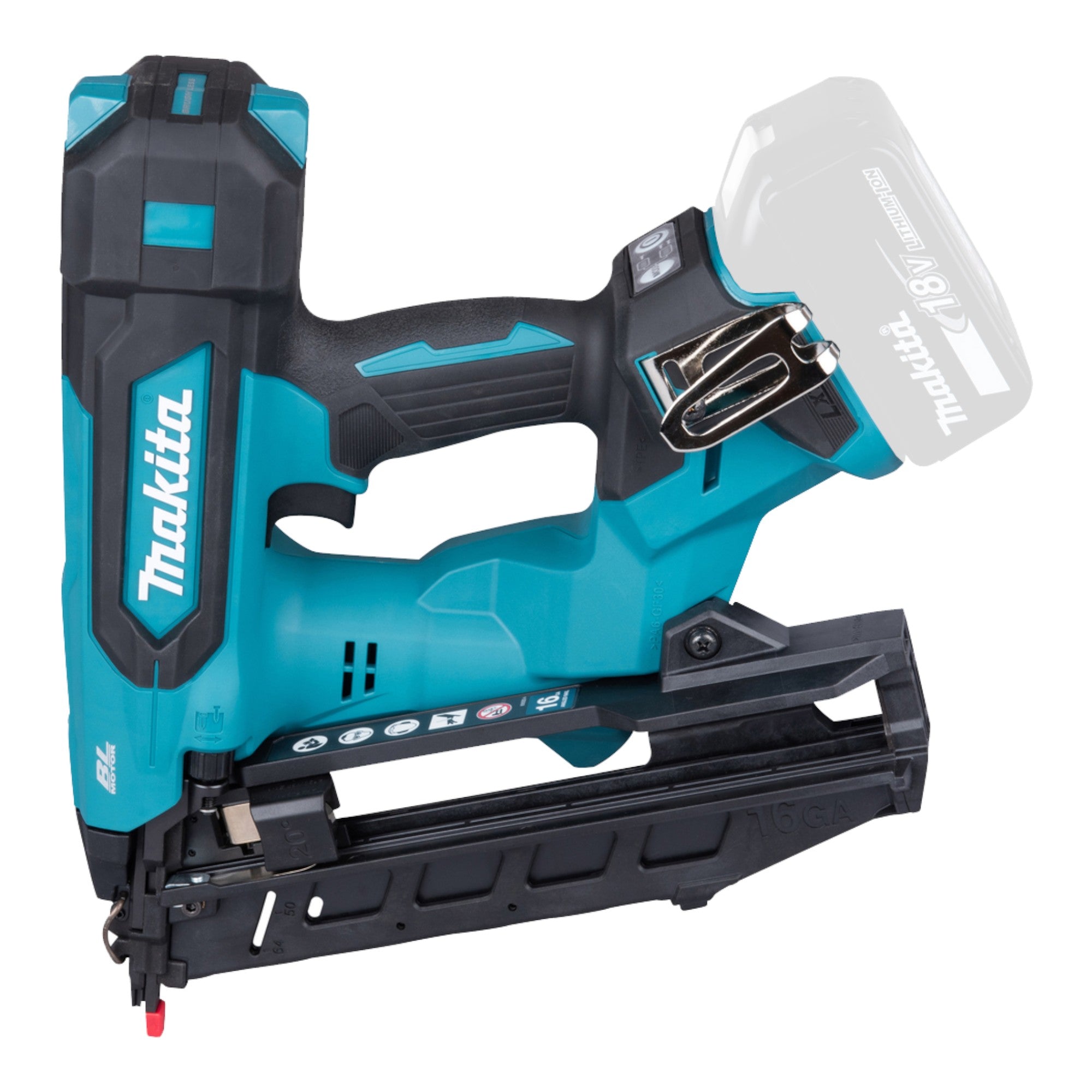 Makita DBN 610 ZJ Akku Stauchkopfnagler 18 V 32 64 mm Brushless Makpac ohne Akku ohne Ladegeraet 1 - toolbrothers