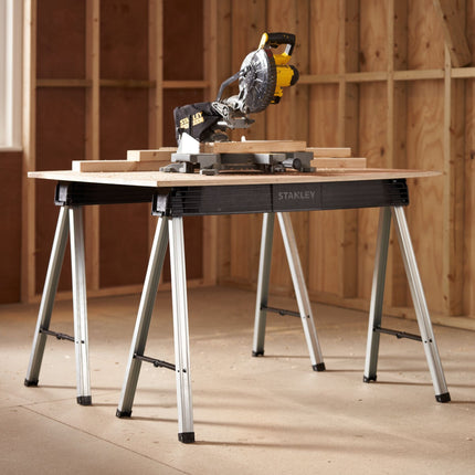 Stanley 1 97 475 Unterstellbock Arbeitsstaender Saegebock 2 Stueck 4 - toolbrothers