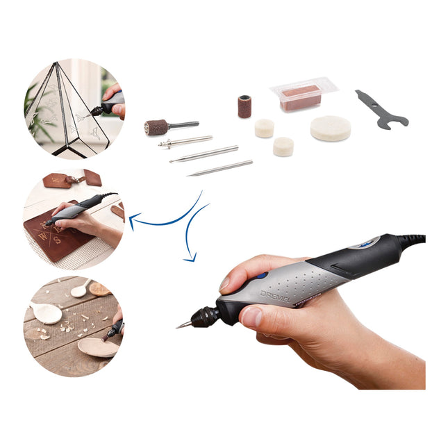 Dremel Stylo 2050 15 Multifunktionswerkzeug 9 Watt F0132050JM 15 tlg Zubehoerset 0 - toolbrothers