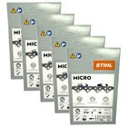 Stihl 5x 1 4 Picco Micro 3 PM3 Saegekette 30 cm 1 4 P 1 1 mm 65 TG 5 Stueck 5x 36700000065  0 - toolbrothers