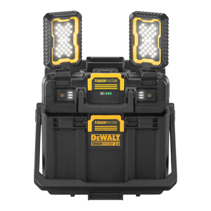 DeWalt DWST08061 1 Werkzeugbox mit integrierten Leuchten 395 x 352 x 255 mm ToughSystem 2 0 2x Akku 2 0 Ah Ladegeraet 4 - toolbrothers