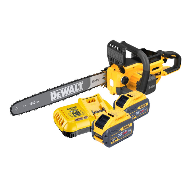 DeWalt DCMCS 575 Y2 Akku Kettensaege 54 V FlexVolt 50 cm Brushless 2x Akku 12 0 Ah Ladegeraet 0 - toolbrothers