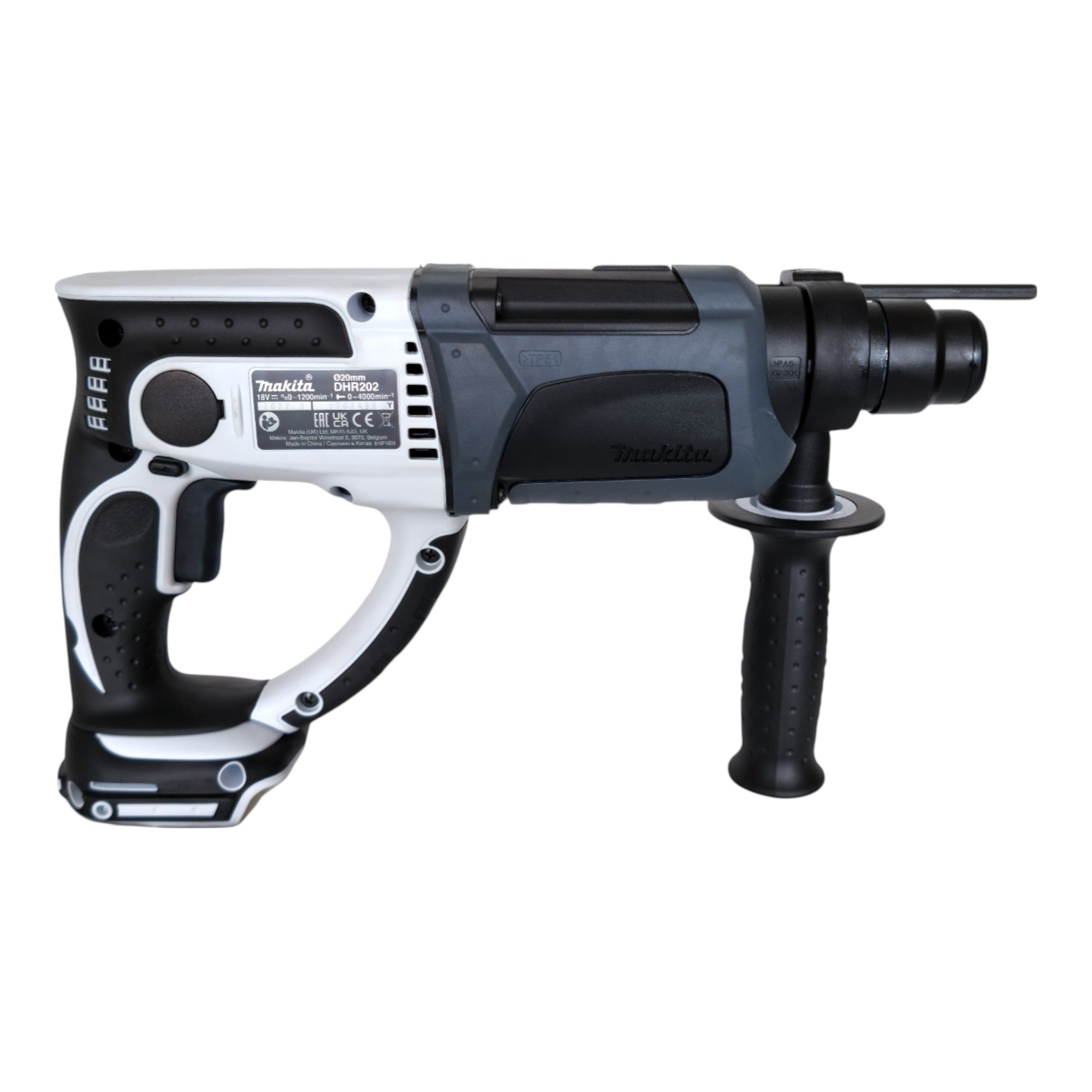 Makita DHR 202 RG1W Akku Bohrhammer 18 V 20 mm 2 0 J weiss 1x Akku 6 0 Ah Ladegeraet 4 - toolbrothers