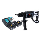 Makita DHR 202 RGW Akku Bohrhammer 18 V 20 mm 2 0 J weiss 2x Akku 6 0 Ah Ladegeraet 0 - toolbrothers