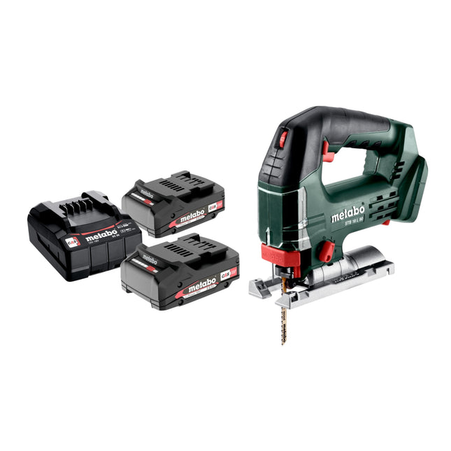 Metabo STB 18 L 90 Akku Stichsaege 18 V 90 mm 2x Akku 2 0 Ah Ladegeraet 0 - toolbrothers