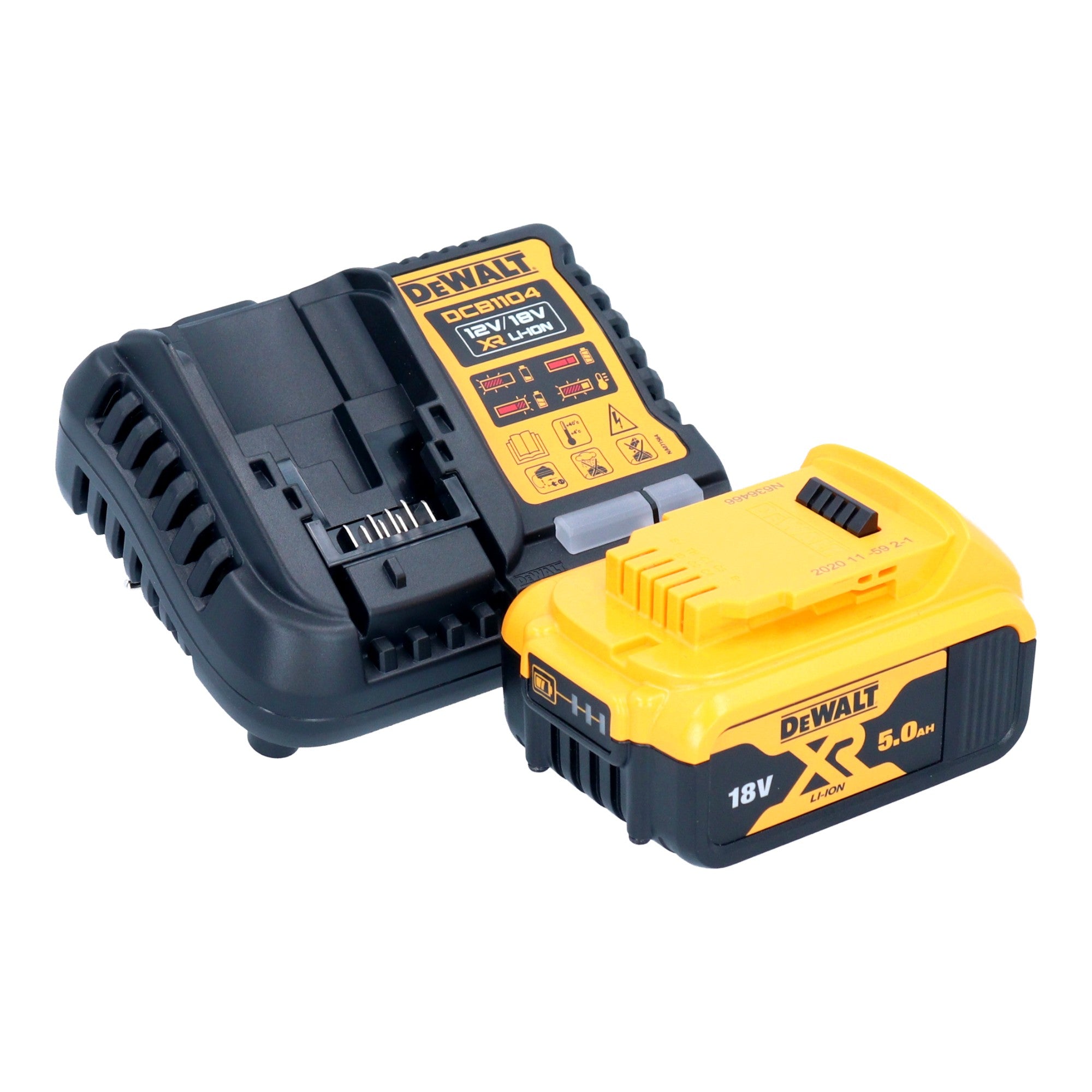 DeWalt DCW 620 P1T Akku Oberfraese 18 V 12 mm Brushless 1x Akku 5 0 Ah Ladegeraet TSTAK 2 - toolbrothers