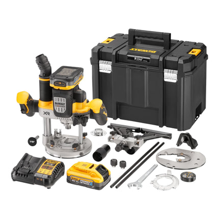 DeWalt DCW 620 H2T Akku Oberfraese 18 V 12 mm Brushless 2x Powerstack Akku 5 0 Ah Ladegeraet TSTAK 0 - toolbrothers