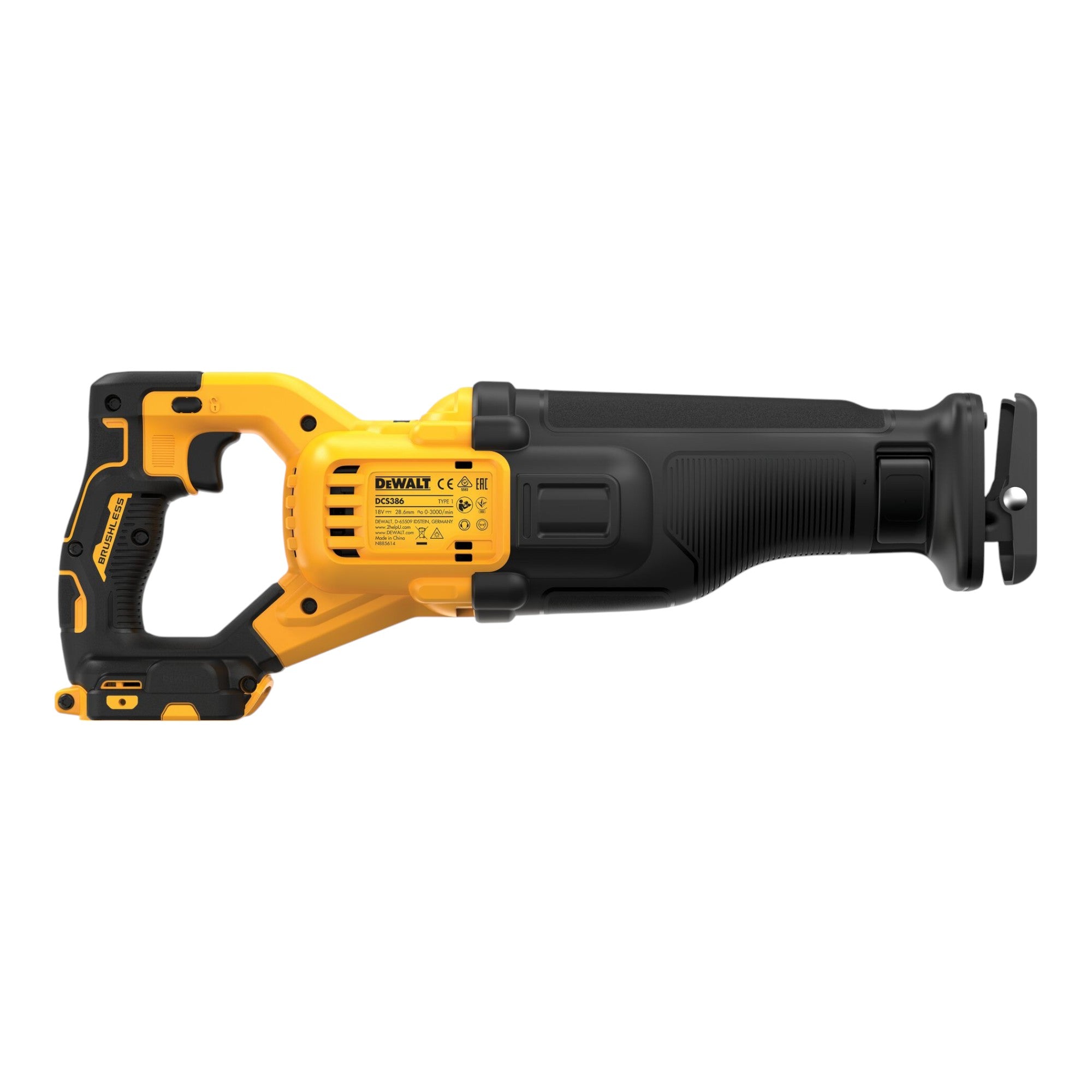 DeWalt DCS 386 P1T Akku Saebelsaege 18 V Brushless 1x Akku 5 0 Ah Ladegeraet TSTAK 4 - toolbrothers
