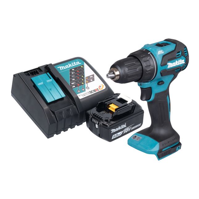 Makita DDF 490 RT1 Akku Bohrschrauber 18 V 65 Nm 1 2 Brushless 1x Akku 5 0 Ah Ladegeraet 0 - toolbrothers