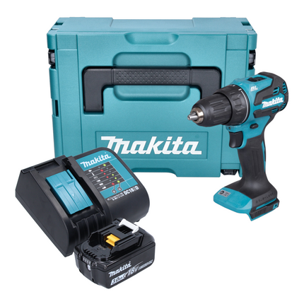 Makita DDF 490 SF1J Akku Bohrschrauber 18 V 65 Nm 1 2 Brushless 1x Akku 3 0 Ah Ladegeraet Makpac 0 - toolbrothers