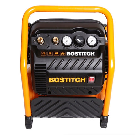 Bostitch RN46K-1-E CT Druckluft Nagler + RC10SQ-E Baustellen Kompressor + CPACK30 Druckluftschlauch 30m + Koffer - Toolbrothers