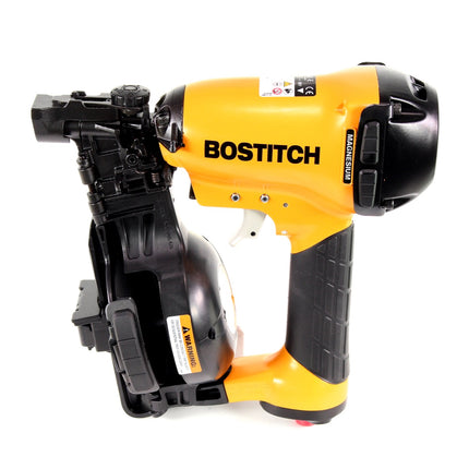 Bostitch RN46K-2-E Druckluft Nagler + RC10SQ-E Baustellen Kompressor 9,4 Liter + Druckluftschlauch 30m + Koffer - Toolbrothers