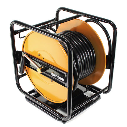 Bostitch RN46K-2-E Druckluft Nagler + RC10SQ-E Baustellen Kompressor 9,4 Liter + Druckluftschlauch 30m + Koffer - Toolbrothers