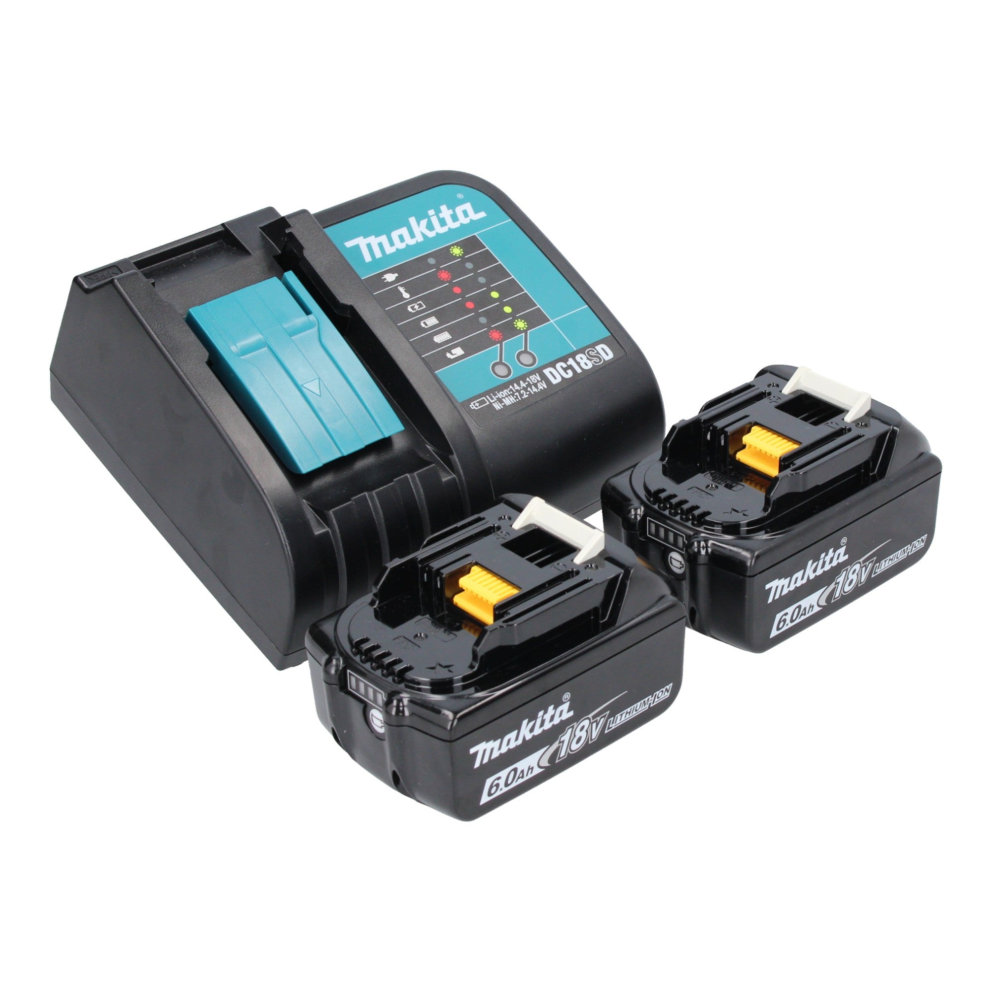 Makita DHP 490 SG Akku Schlagbohrschrauber 18 V 65 Nm Brushless 2x Akku 6 0 Ah Ladegeraet 2 - toolbrothers