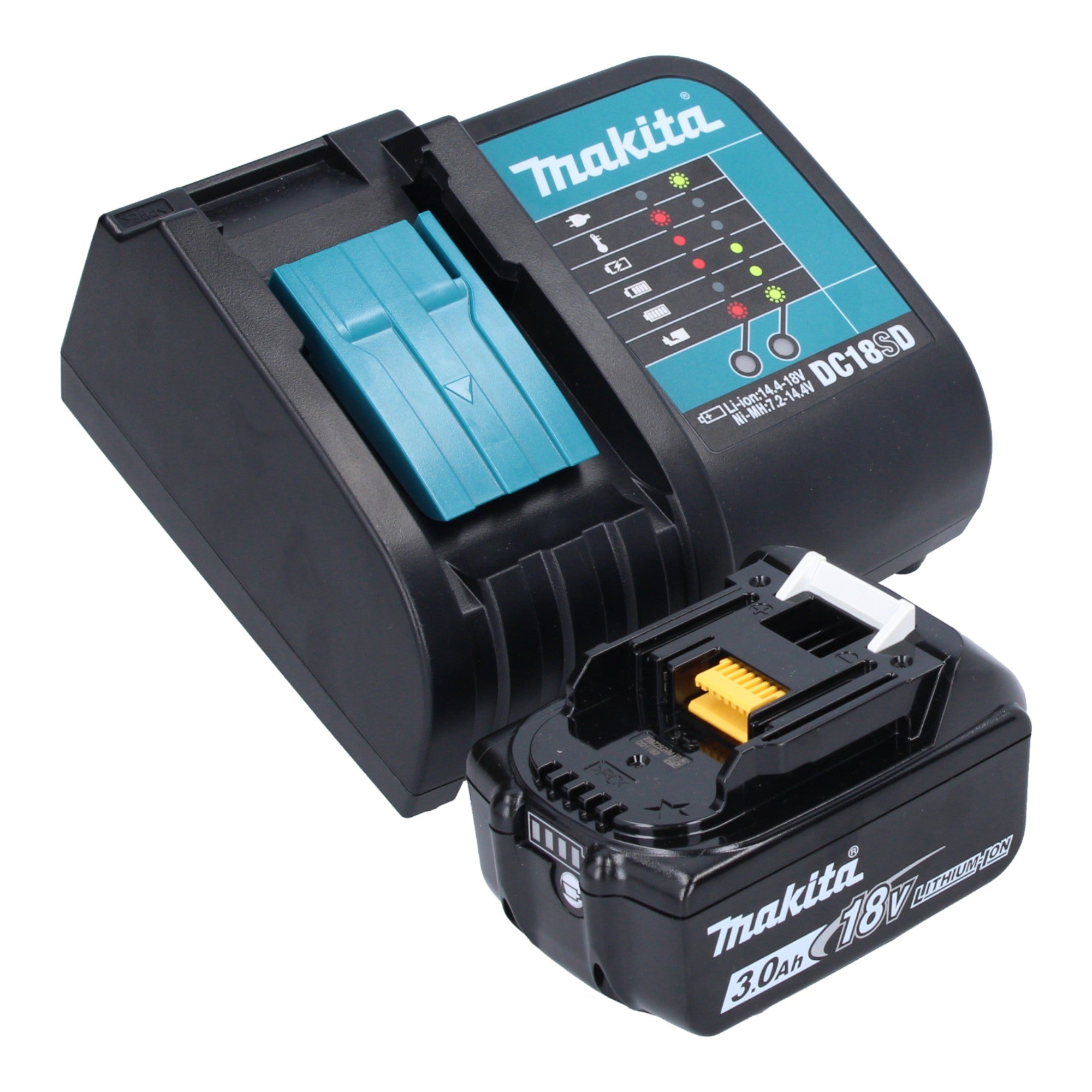 Makita DFR 552 SF1 Akku Magazinschrauber 18 V 25 55 mm Brushless 1x Akku 3 0 Ah Ladegeraet 2 - toolbrothers