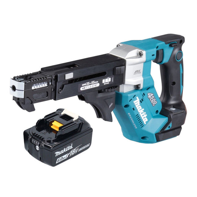 Makita DFR 552 G1 Akku Magazinschrauber 18 V 25 55 mm Brushless 1x Akku 6 0 Ah ohne Ladegeraet 0 - toolbrothers