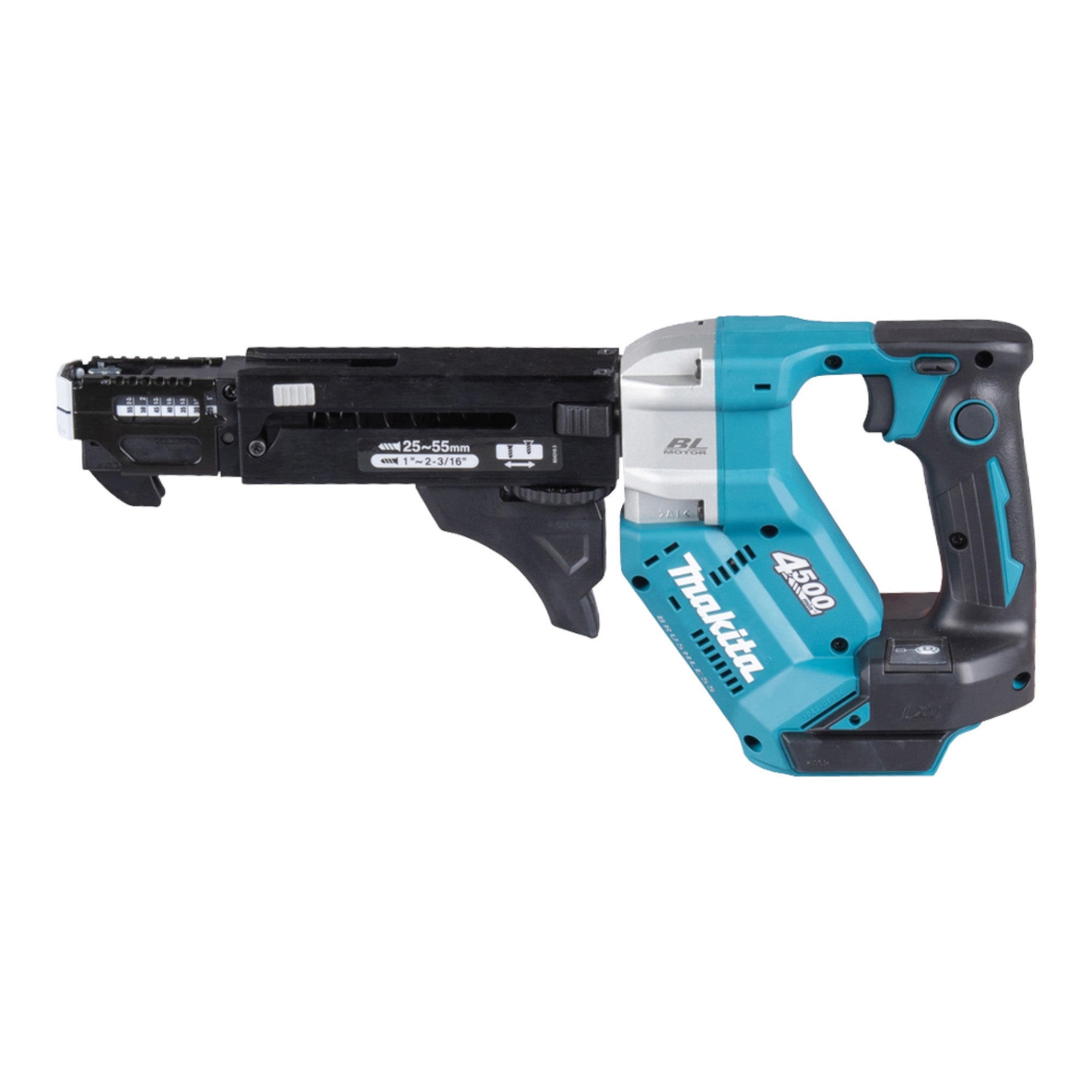 Makita DFR 552 SG Akku Magazinschrauber 18 V 25 55 mm Brushless 2x Akku 6 0 Ah Ladegeraet 1 - toolbrothers