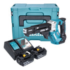 Makita DFR 552 RTJ Akku Magazinschrauber 18 V 25 55 mm Brushless 2x Akku 5 0 Ah Ladegeraet Makpac 0 - toolbrothers