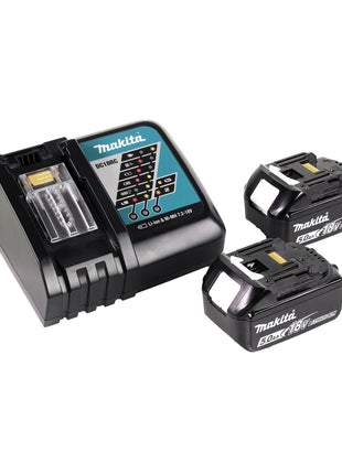 Makita DUC 405 RT2 Akku Kettensäge 36V ( 2x18V ) Brushless 40 cm + 2x 5,0 Ah Akku + Ladegerät - Toolbrothers