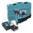 Makita DBN 901 RG1K Akku Nagler 18 V 50 90 mm Brushless 1x Akku 6 0 Ah Ladegeraet Koffer 0 - toolbrothers