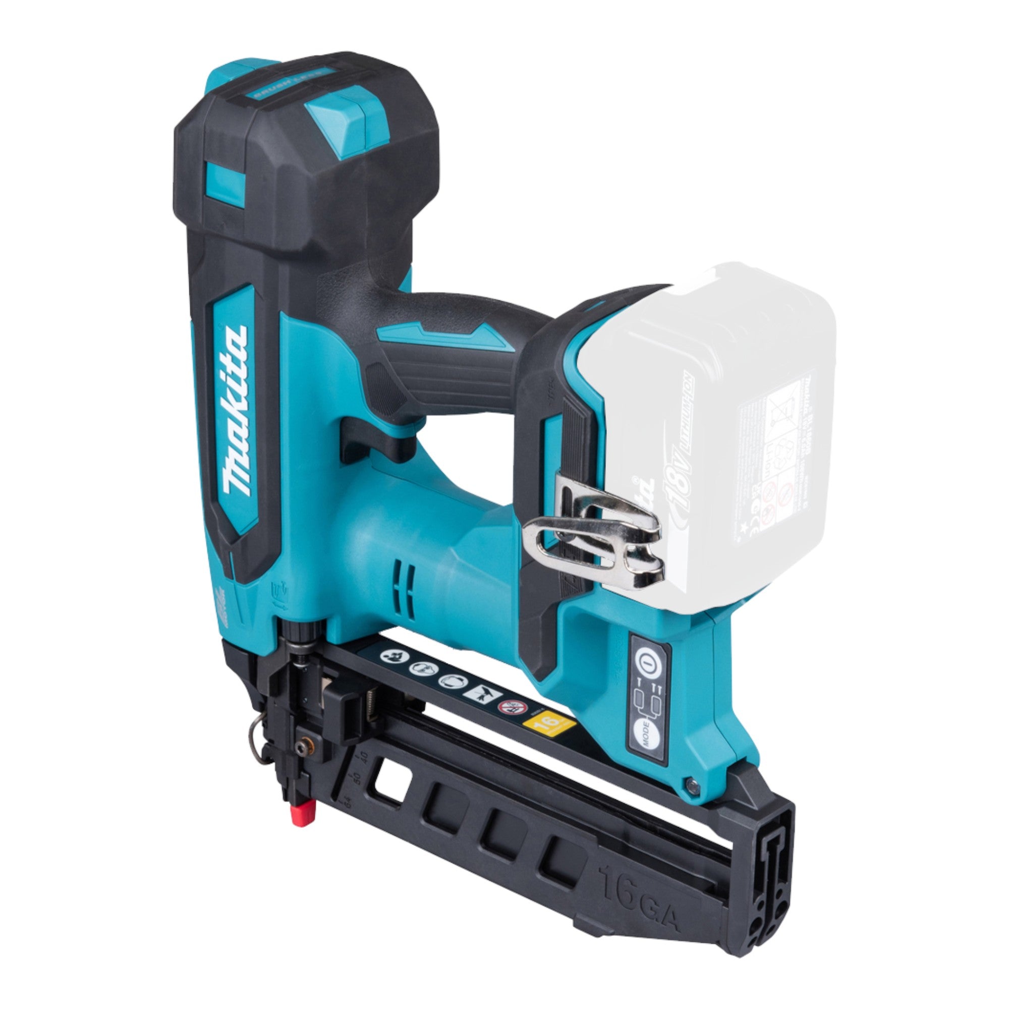Makita DBN 601 RF1J Akku Nagler 18 V 19 64 mm Brushless 1x Akku 3 0 Ah Ladegeraet Makpac 4 - toolbrothers