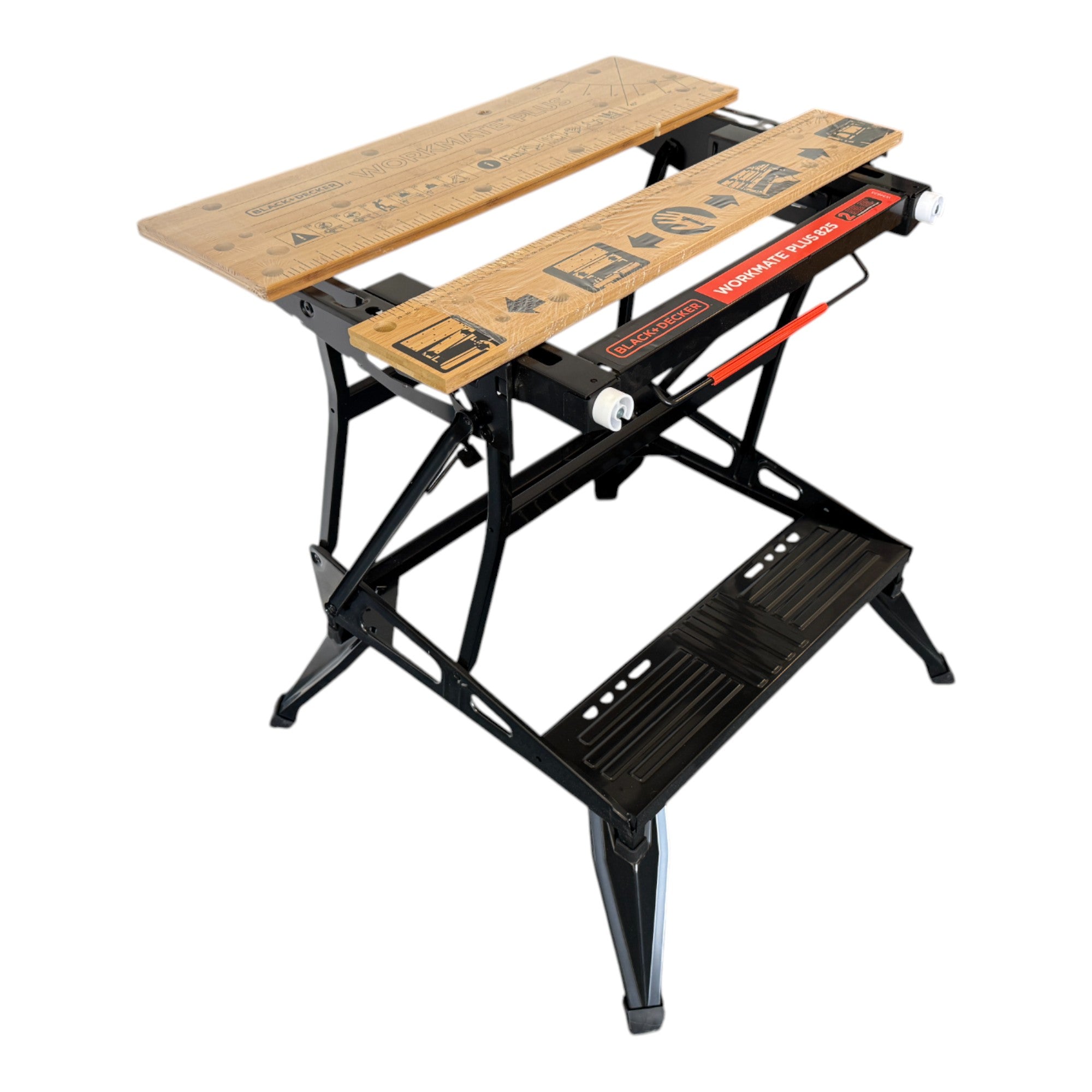 Black Decker WM825 Universal Werkbank Arbeitsflaeche 740 x 250 mm zusammenklappbar 1 - toolbrothers