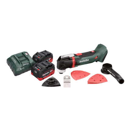 Metabo MT 18 LTX Akku Multitool 18 V OIS Starlock 2x LiHD Akku 5 5 Ah Ladegeraet 0 - toolbrothers