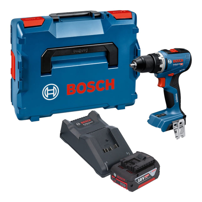 Bosch GSR 18V 65 Professional Akku Bohrschrauber 18 V 63 Nm Brushless 1x Akku 4 0 Ah Ladegeraet L Boxx 0 - toolbrothers