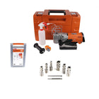 FEIN KBC 35 Compact Magnet Kernbohrmaschine bis 35 mm( 72721561000 )  inkl. Zubehör  + HSS Nova 25 Zubehörset Best of Kernbohrer 3/4