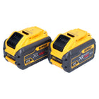 DeWalt DCB 548 Y2 2x Akku 18 V 54 V max 12 Ah 12000 mAh Li Ion XR FLEXVOLT mit Ladestandanzeige 0 - toolbrothers