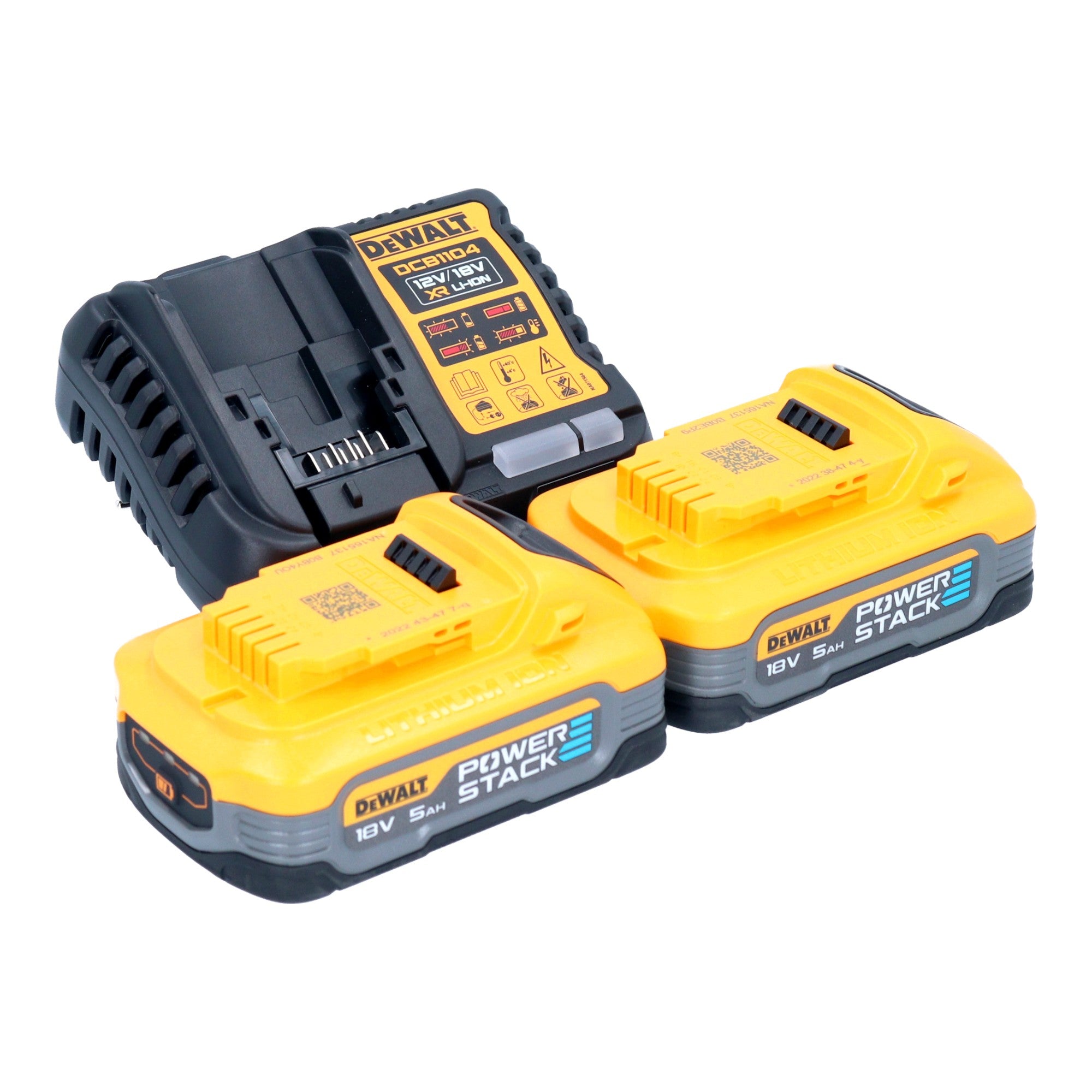 DeWalt DCN 930 H2 Akku Nagler 18 V 50 90 mm Brushless 2x Powerstack Akku 5 0 Ah Ladegeraet 2 - toolbrothers