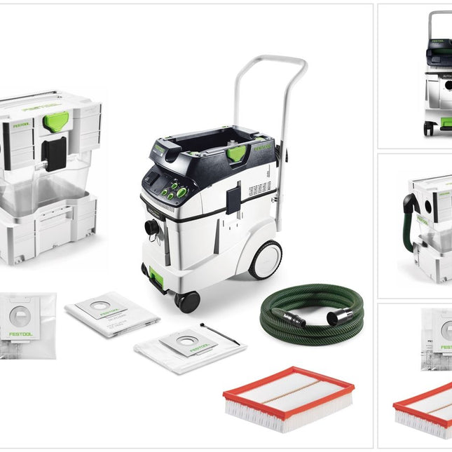Festool CTM 48 E AC CLEANTEC Absaugmobil 48l Staubkl. M ( 574991 ) + Vorabscheider + Zubehör - Toolbrothers