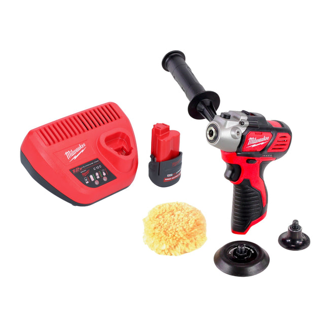 Milwaukee M12 BPS 251 Akku Polierer 12 V 1x Akku 2 5 Ah Ladegeraet 0 - toolbrothers