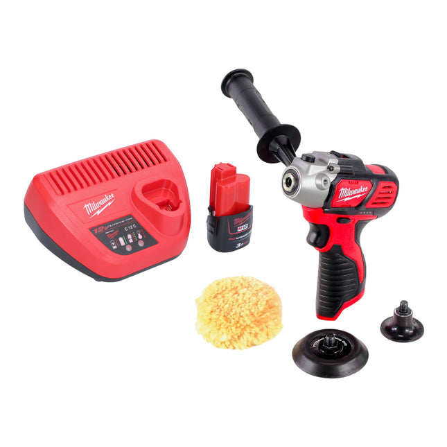 Milwaukee M12 BPS 301 Akku Polierer 12 V 1x Akku 3 0 Ah Ladegeraet 0 - toolbrothers