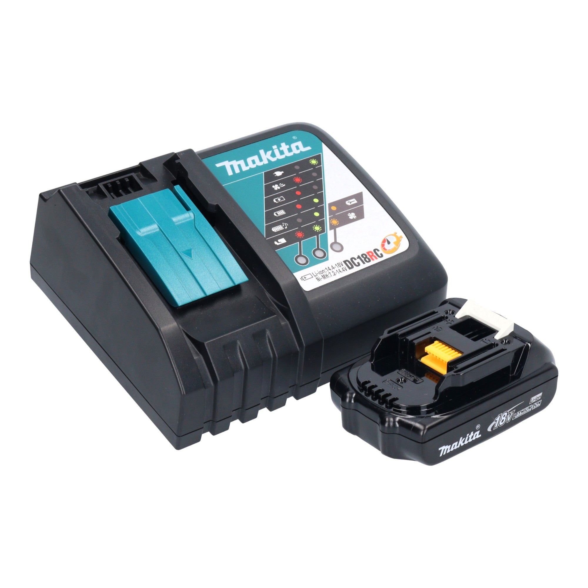 Makita ML 005 G RY1 Akku Baustellenleuchte 18 40 V max 3 600 lm 1x Akku 1 5 Ah Ladegeraet 2 - toolbrothers