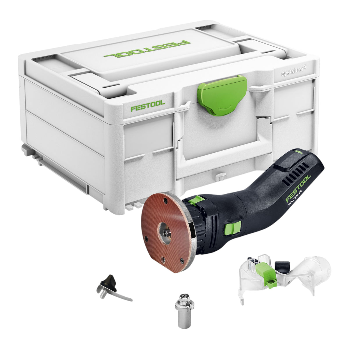 Festool OFKC 500 R3 EB-Basic akumulatorowa frezarka górnowrzecionowa do krawędzi 18 V 10 mm bezszczotkowa ( 577985 ) + Systainer - bez akumulatora, bez ładowarki