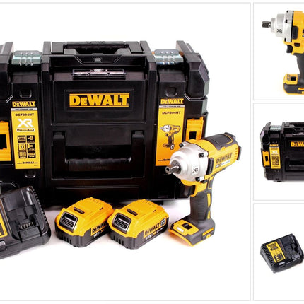 DeWalt DCF 894 M2 Akku Schlagschrauber 18 V 447 Nm 1/2" Brushless + 2x Akku 4,0 Ah + Ladegerät + TSTAK - Toolbrothers