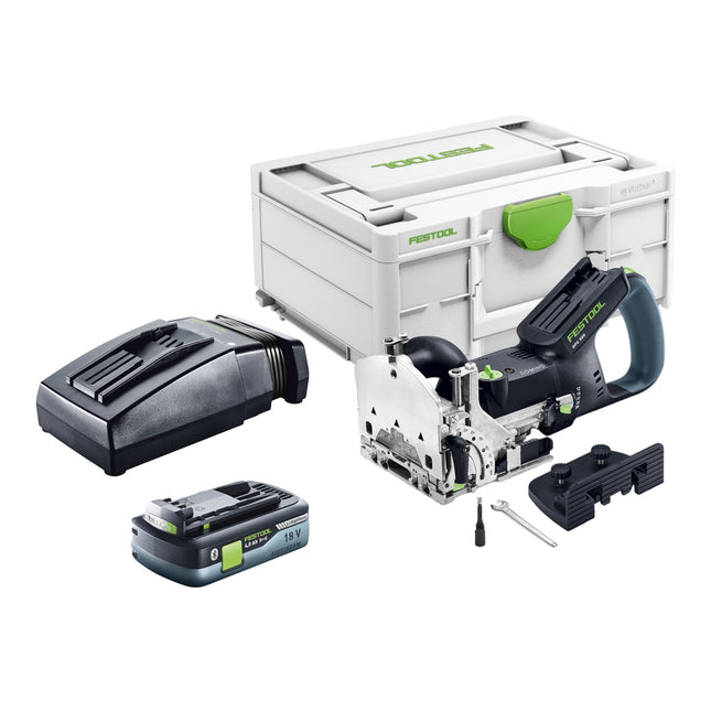 Festool DFC 500 E Basic Akku Duebelfraese DOMINO 18 V 4 10 mm 1x Akku 4 0 Ah Ladegeraet Systainer 0 - toolbrothers