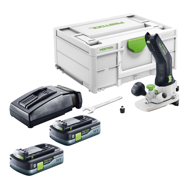 Festool MFKC 700 KA EB Basic Akku Modul Kantenfraese 18 V 8 mm Brushless 2x Akku 4 0 Ah Ladegeraet Systainer 0 - toolbrothers