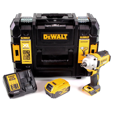 DeWalt DCF 894 P1 Akku Schlagschrauber 18 V 447 Nm 1/2" Brushless + 1x Akku 5,0 Ah + Ladegerät + TSTAK - Toolbrothers