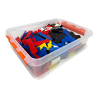 Knudsen Kilen Plastikbox mit Distanzkloetze Mix 1 5 mm Set Abstandklotz 520 Stueck 901000022  0 - toolbrothers